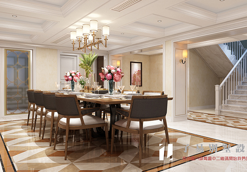 青島歐式效果圖_黃島康大御金灣復(fù)式裝修設(shè)計風(fēng)格/報價